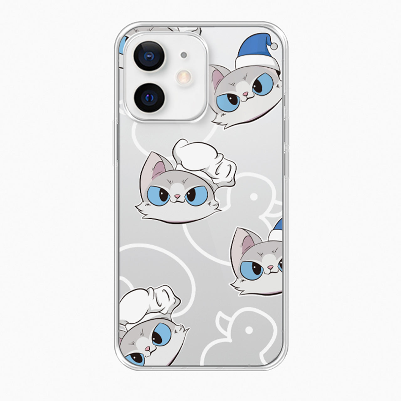 3D PUFF Phone Case Cooking Cat That Little Puff